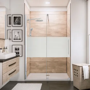 1200-2000 mm, Aspect chromé, Décent anticalcaire, Élément fixe: droite