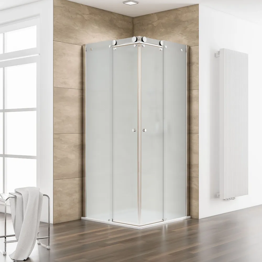 800-1600 mm, Aspect chromé, Sablé mat