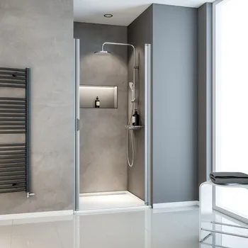 800 mm, 1800 mm, Alu argenté, Transparent