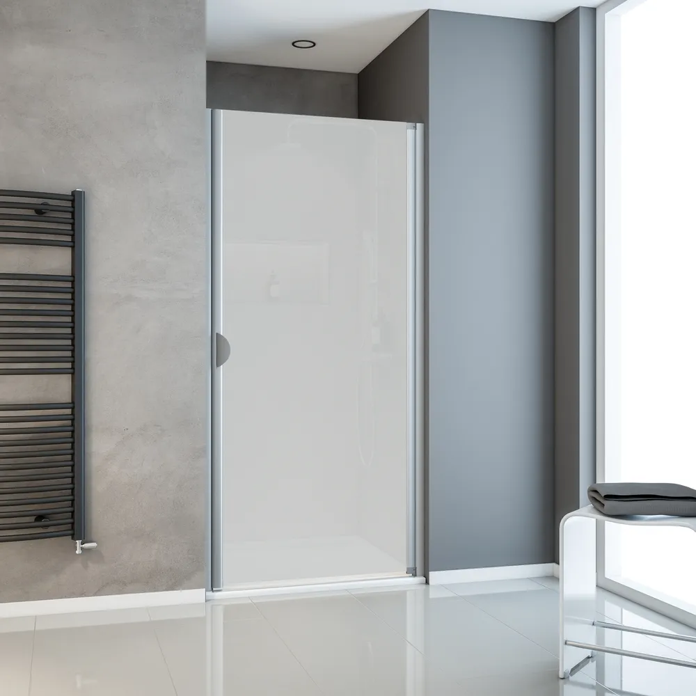 700-1100 mm, Alu argenté, Sablé mat anticalcaire