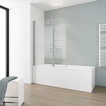 1140 mm, 1400 mm, Alu argenté, Bandes transversales, Anschlag: links