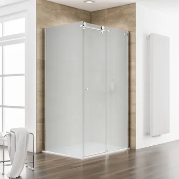 1200x900 mm, 2000 mm, Aspect chromé, Sablé mat, Élément fixe: droite / SW gauche