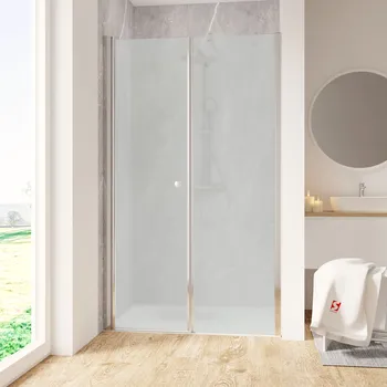 1400 mm, 2000 mm, Aspect chromé, Sablé mat, Côté du montage: gauche