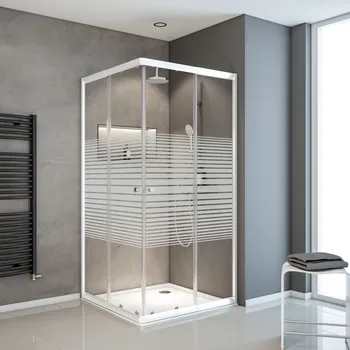 750-900x750-900 mm, 1800 mm, Blanc, Bandes transversales