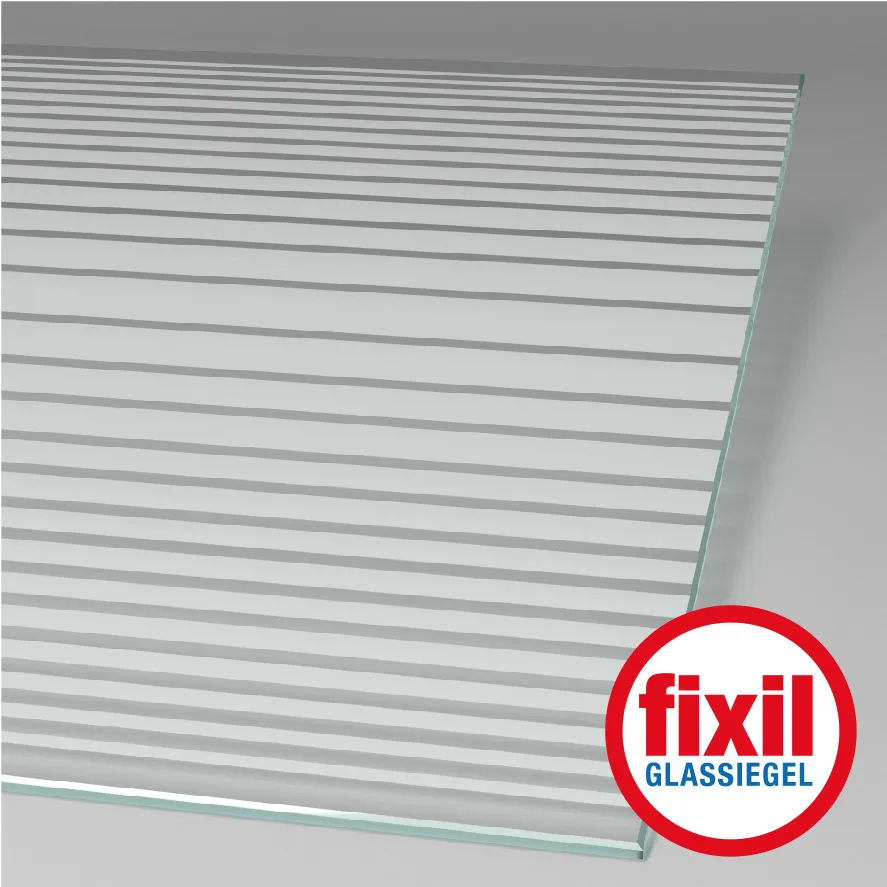 Décor de verre: Bandes transversales anticalcaire