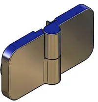 Charnière: Charnière autolevante Softcube - Chromé