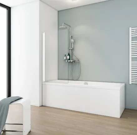 350-900 mm, Blanc, Transparent anticalcaire