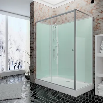 1600x900 mm, 2040 mm, Alu argenté, Transparent