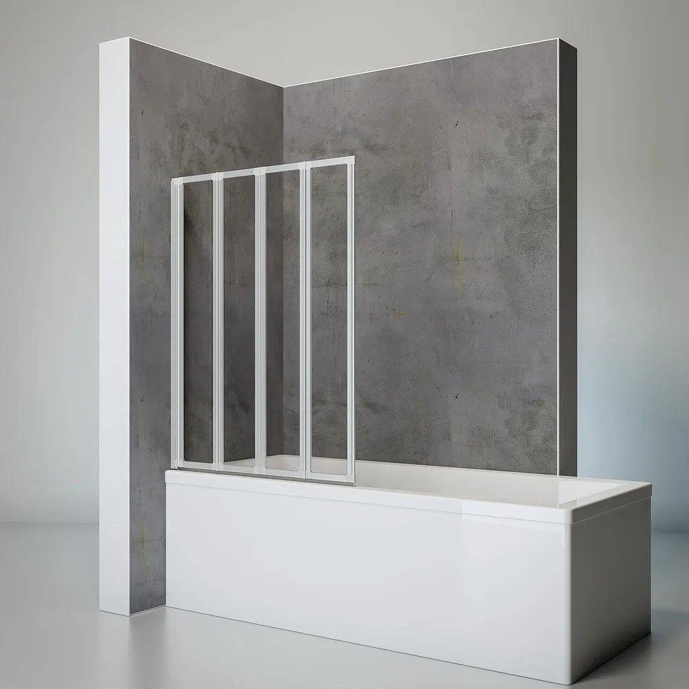 930 mm, 1210 mm, Alu argenté, Transparent, Anschlag: links