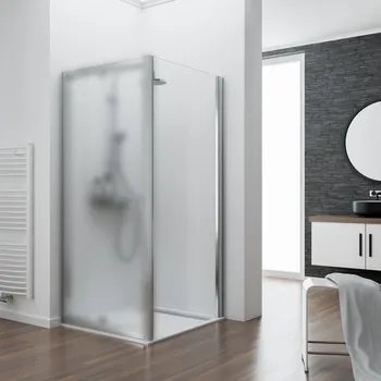 900 mm, 1850 mm, Aspect chromé, Transparent anticalcaire
