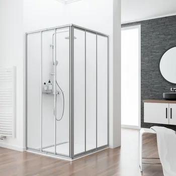 250-1200 mm, Alu argenté, Transparent