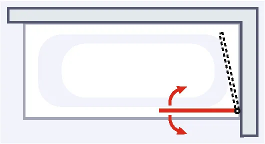 800 mm, 1400 mm, Or mat, Transparent anticalcaire