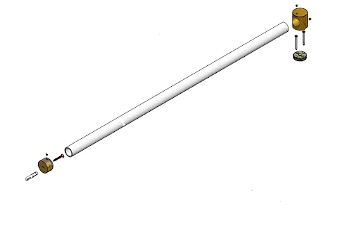 Barre de stabilisation: Barre de fixation Garant sur pivot