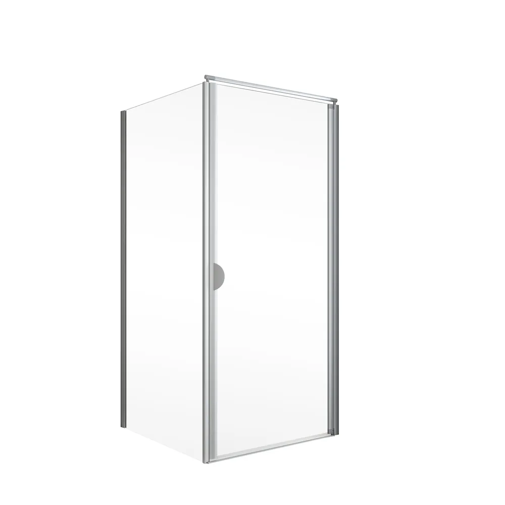 800x800 mm, 1800 mm, Alu argenté, Transparent