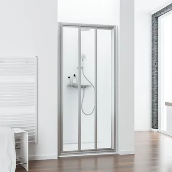 700 mm, 1850 mm, Alu argenté, Transparent, Anschlag: links